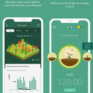 forest apps para estudar