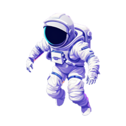 Astronauta flutuando