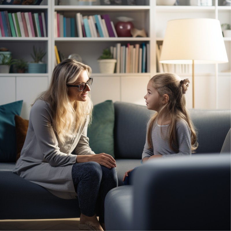 Psicóloga trabalhando psicologia infantil