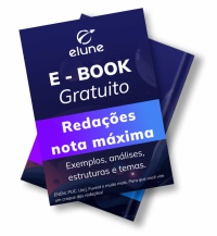 Mockup de um ebook Redações nota Máxima